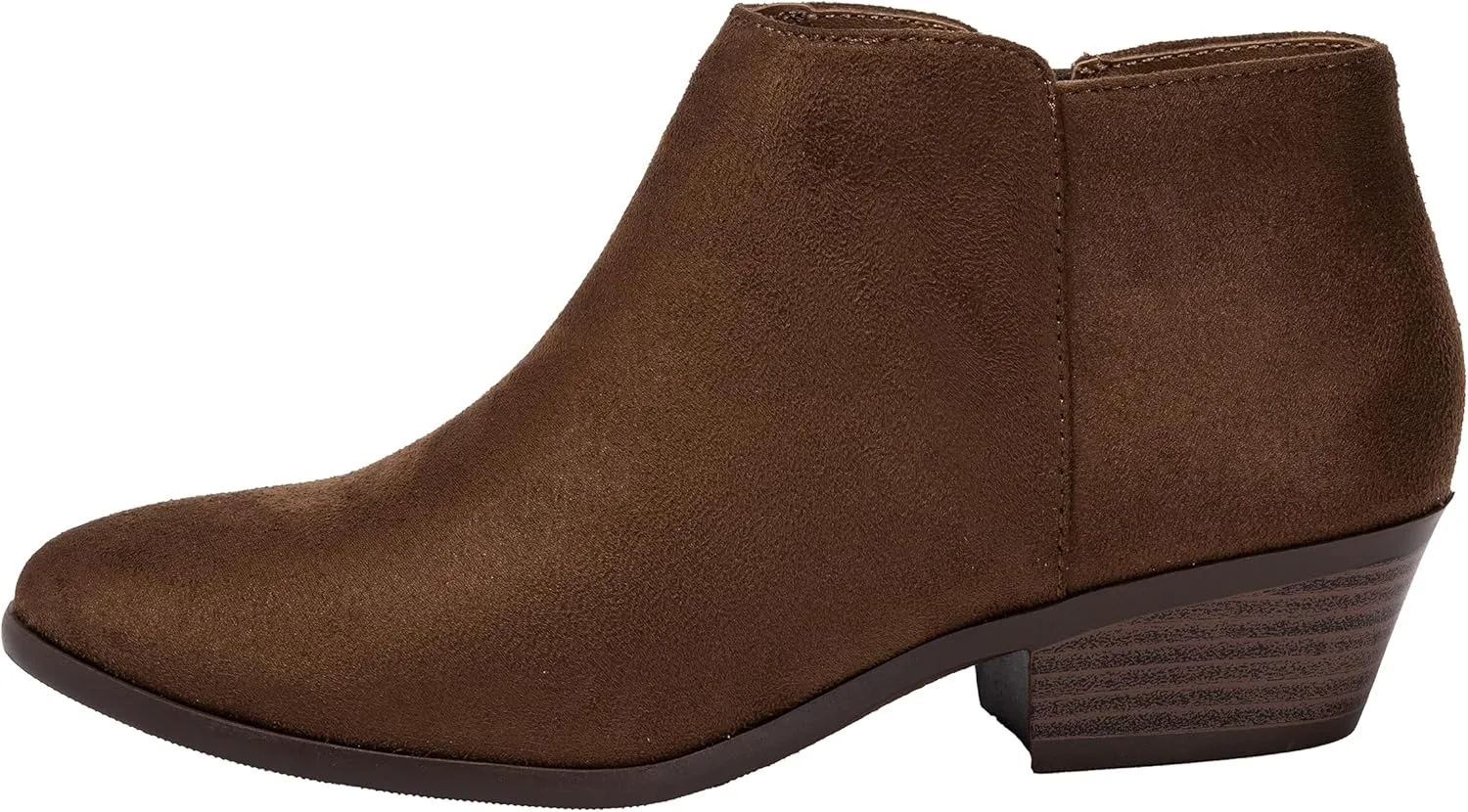 ~ TIFF ~ Women's Ankle Bootie Boot Low 1.5" Heel Side Zipper