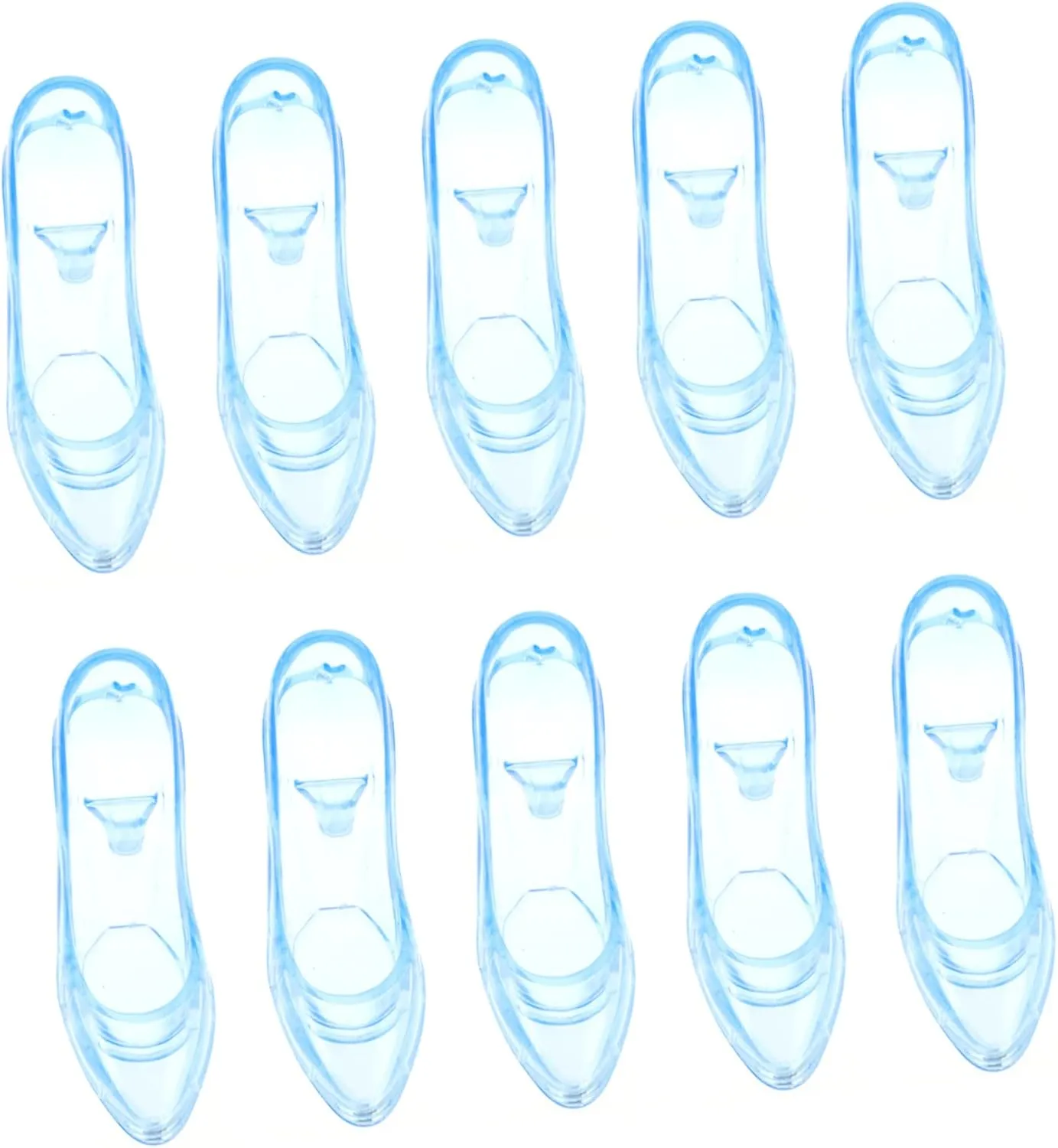 12pcs High Heel Decorative Shoes Crystal Miniature Shoes Crafts for Decorative Desktop Home Decor