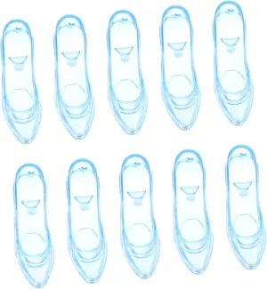 12pcs High Heel Decorative Shoes Crystal Miniature Shoes Crafts for Decorative Desktop Home Decor