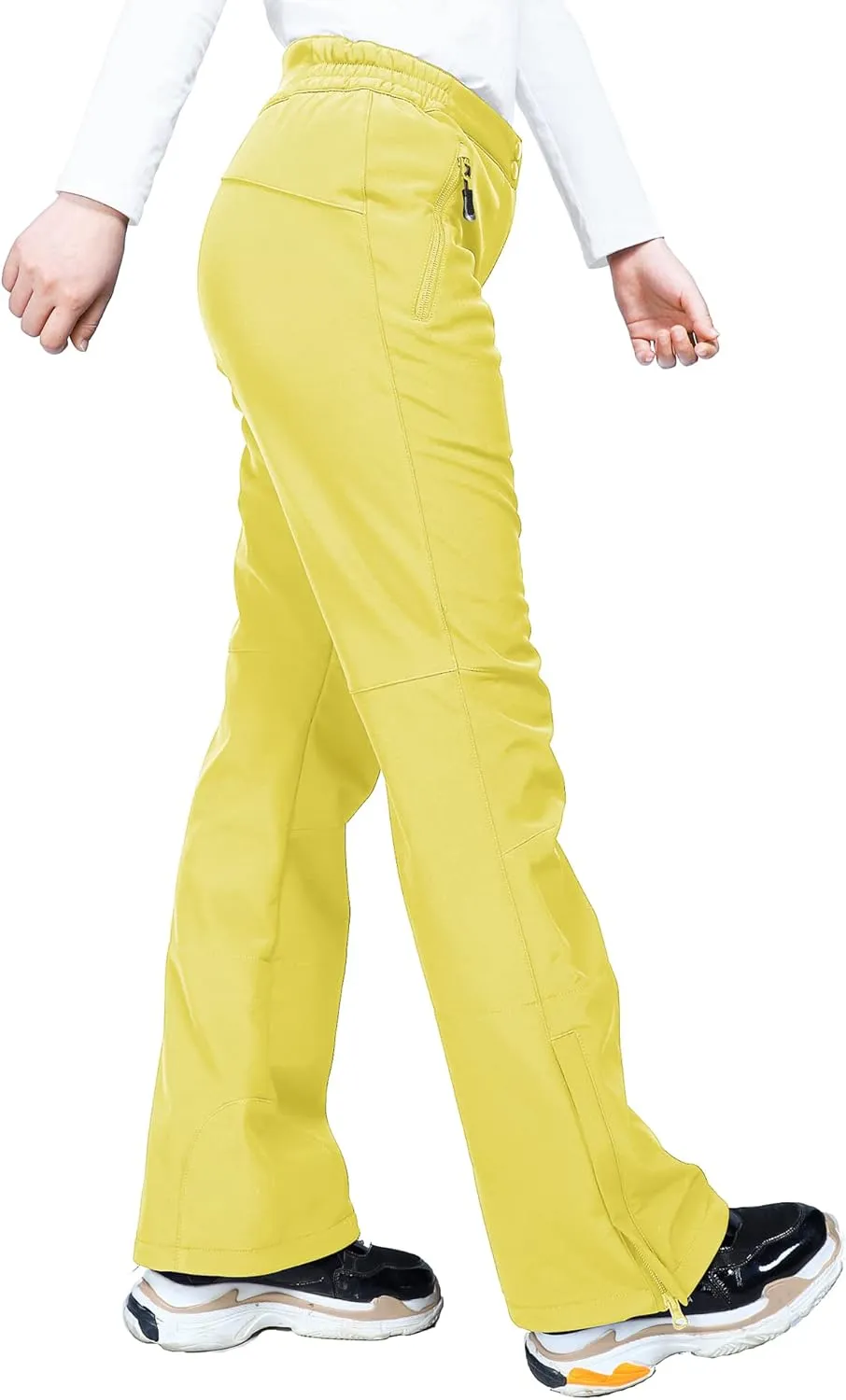 33,000ft Women's Softshell Snow Pants Waterproof Warm Ski Pants Insulated Ripstop Snowboard Winter Pants