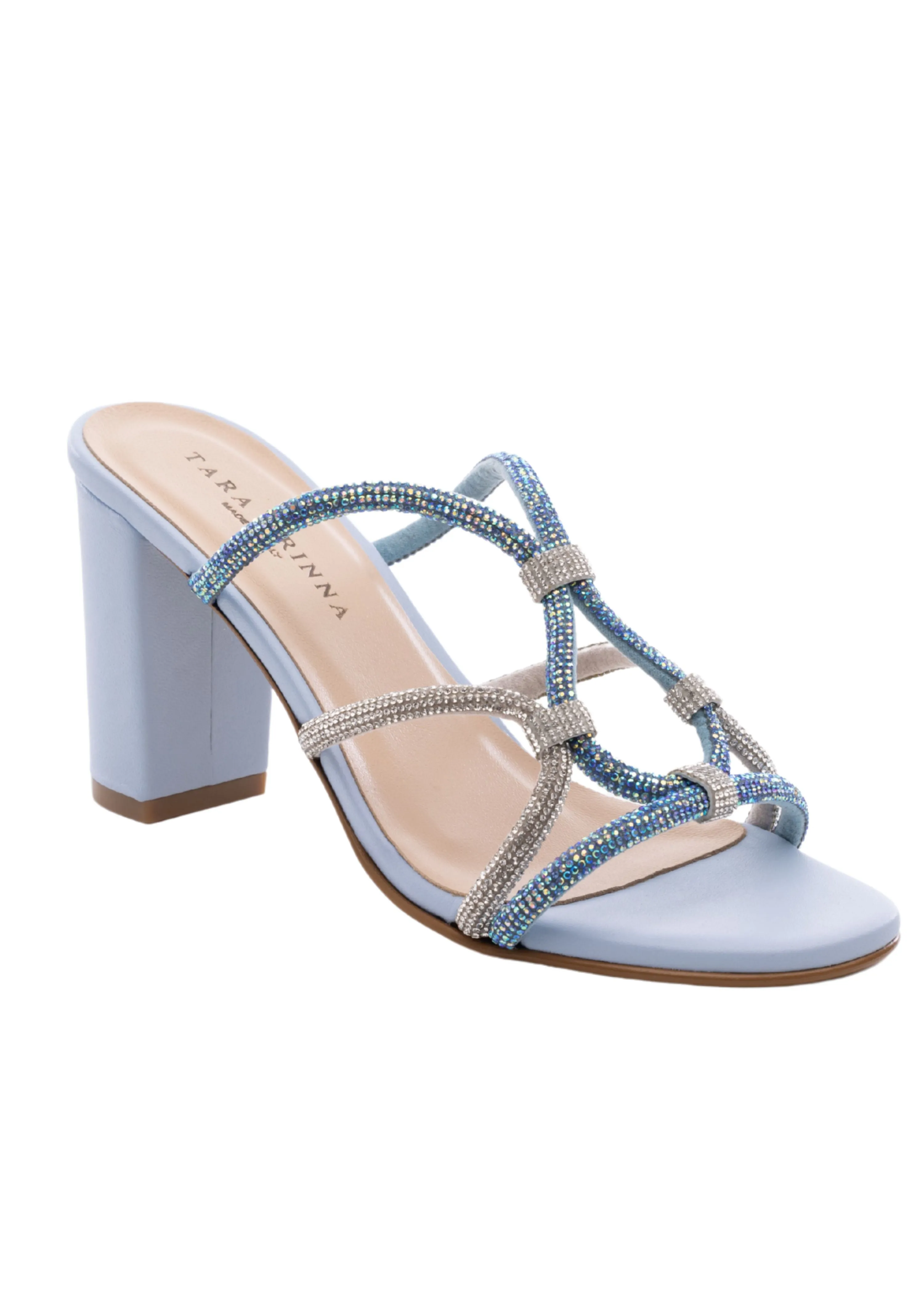 Amara Ice Crystal Wrap Heel
