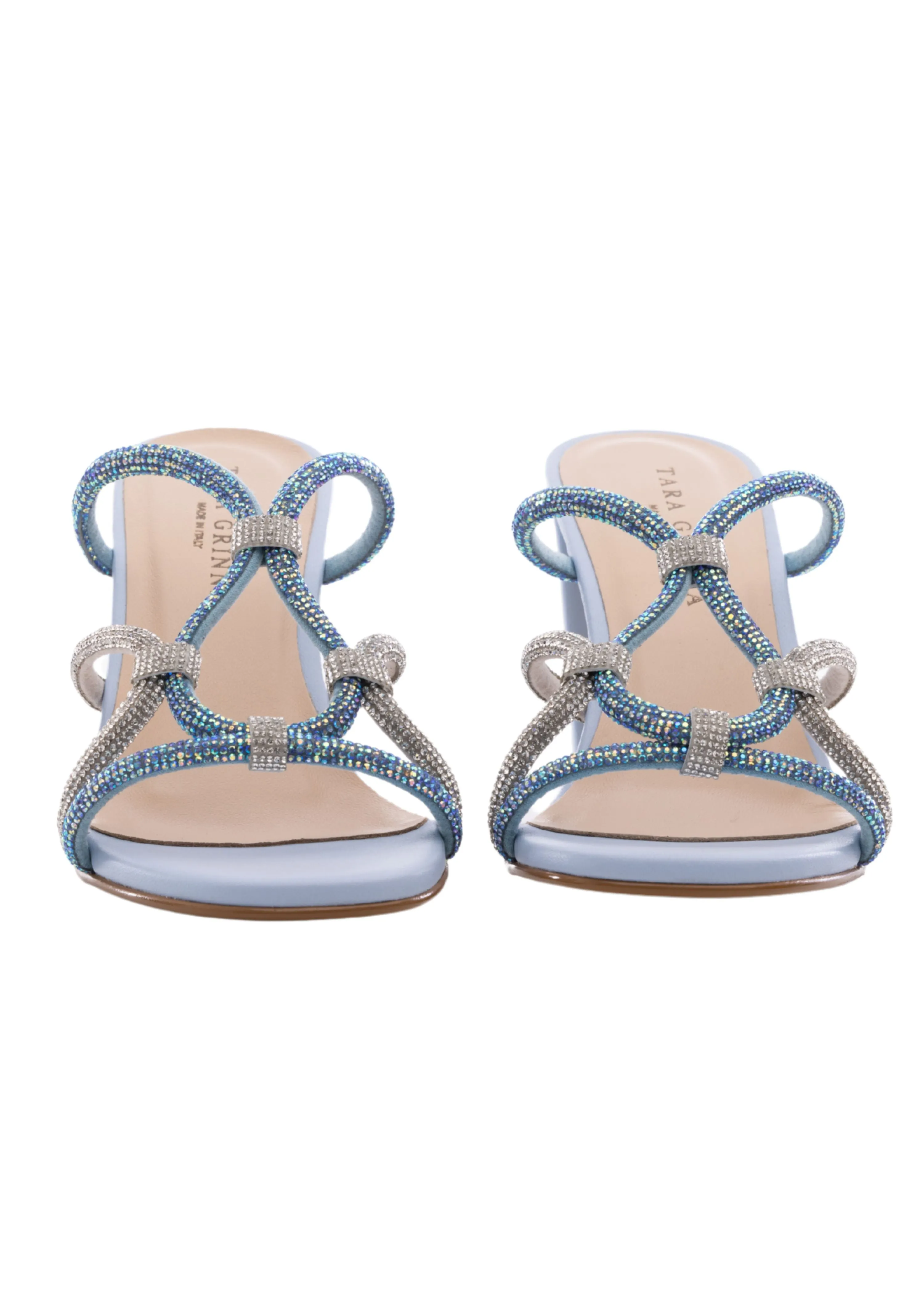 Amara Ice Crystal Wrap Heel