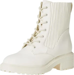 Amazon Essentials Women's Rubberized Combat Boot with Chunky Outsole