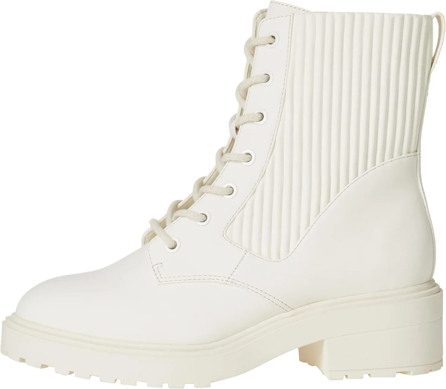Amazon Essentials Women's Rubberized Combat Boot with Chunky Outsole