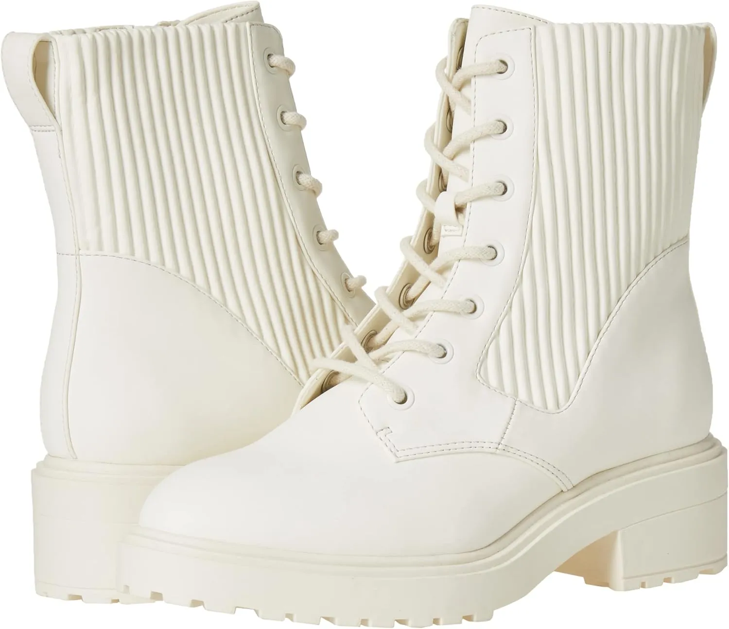 Amazon Essentials Women's Rubberized Combat Boot with Chunky Outsole