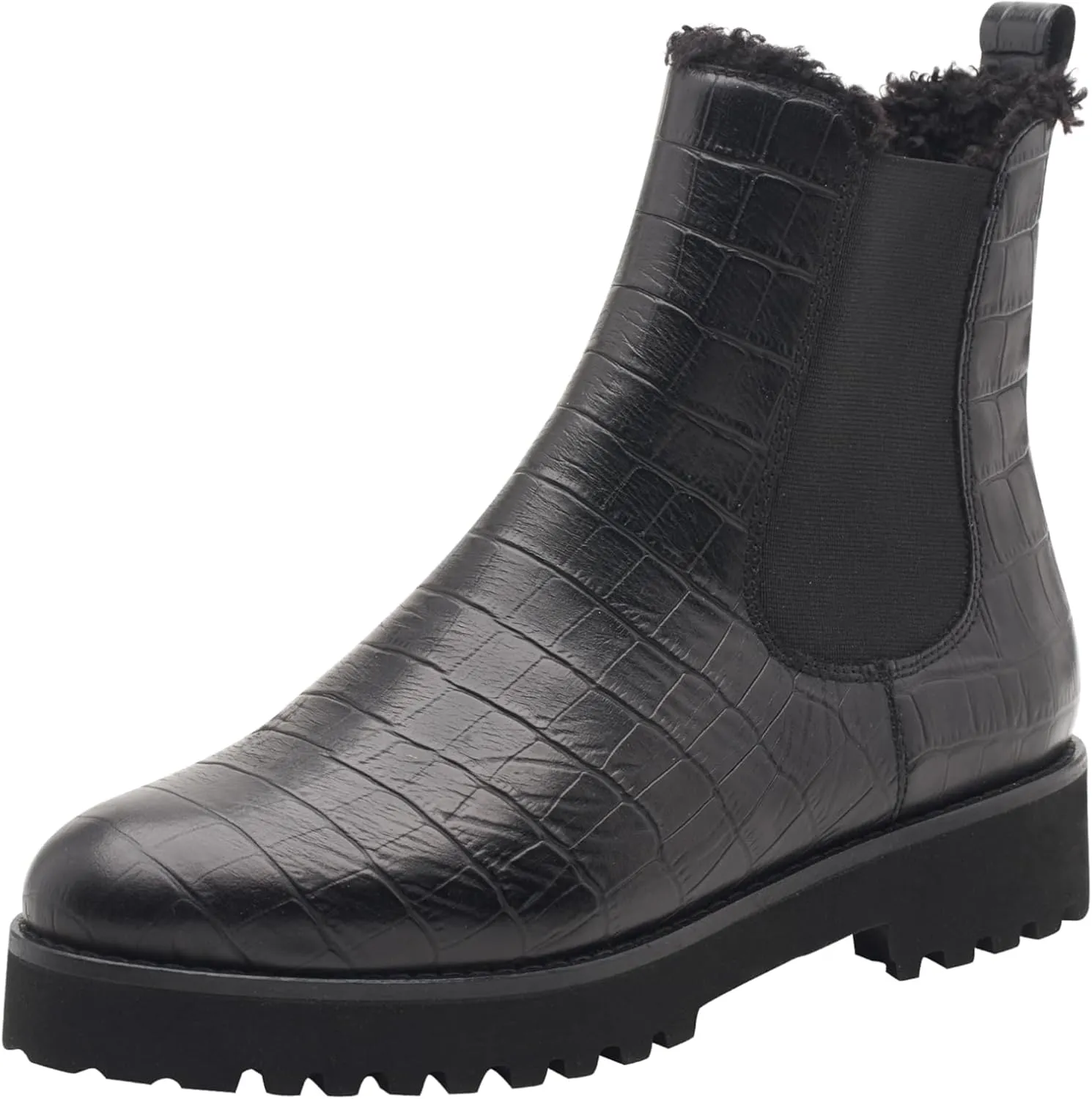 André Assous Women's Peggy Fur Lining Chelsea Boot