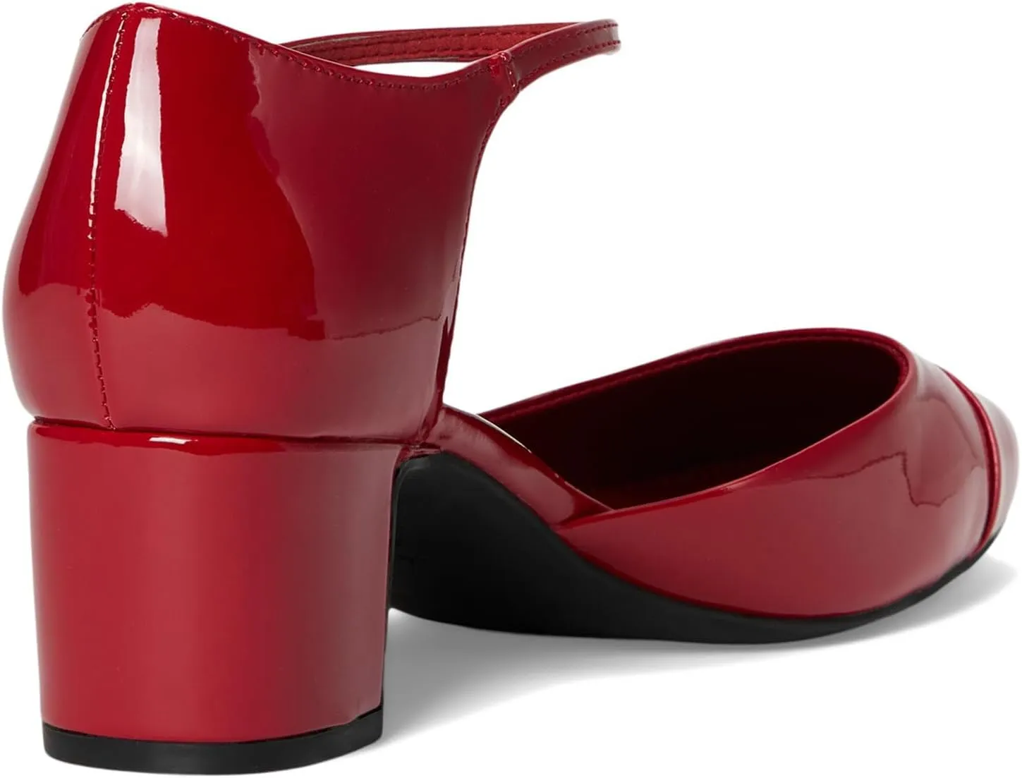 Anne Klein Womens Pearle Toe Cap Ankle Strap Pumps
