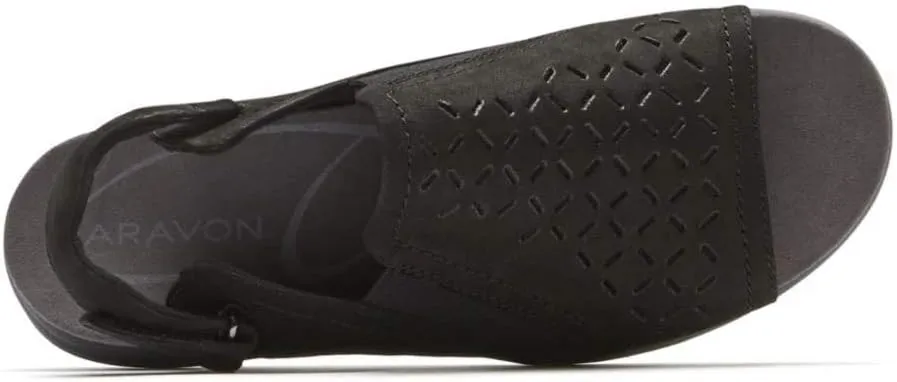 Aravon Women's Beaumont Peep Sling Sandal