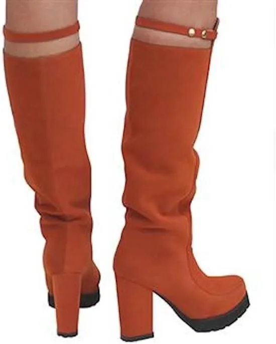 Arden Wohl Women's Tennyson Vegan Statement Boot in Rust