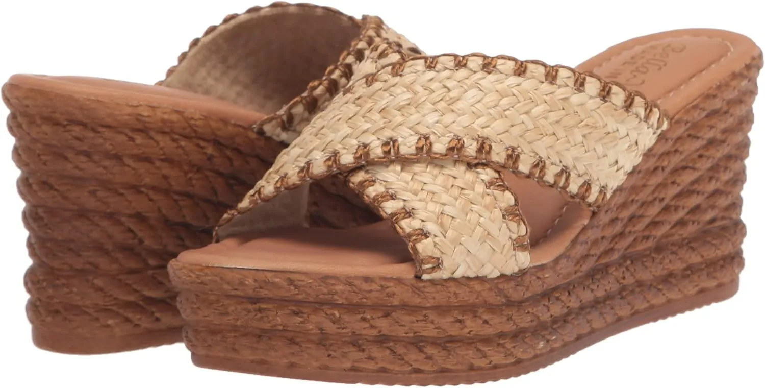 Bella Vita Made in Italy Women's Geo-Italy Wedge Sandal