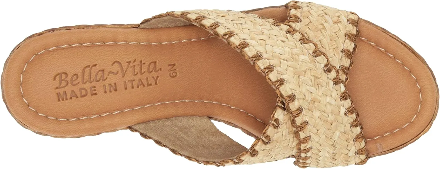 Bella Vita Made in Italy Women's Geo-Italy Wedge Sandal