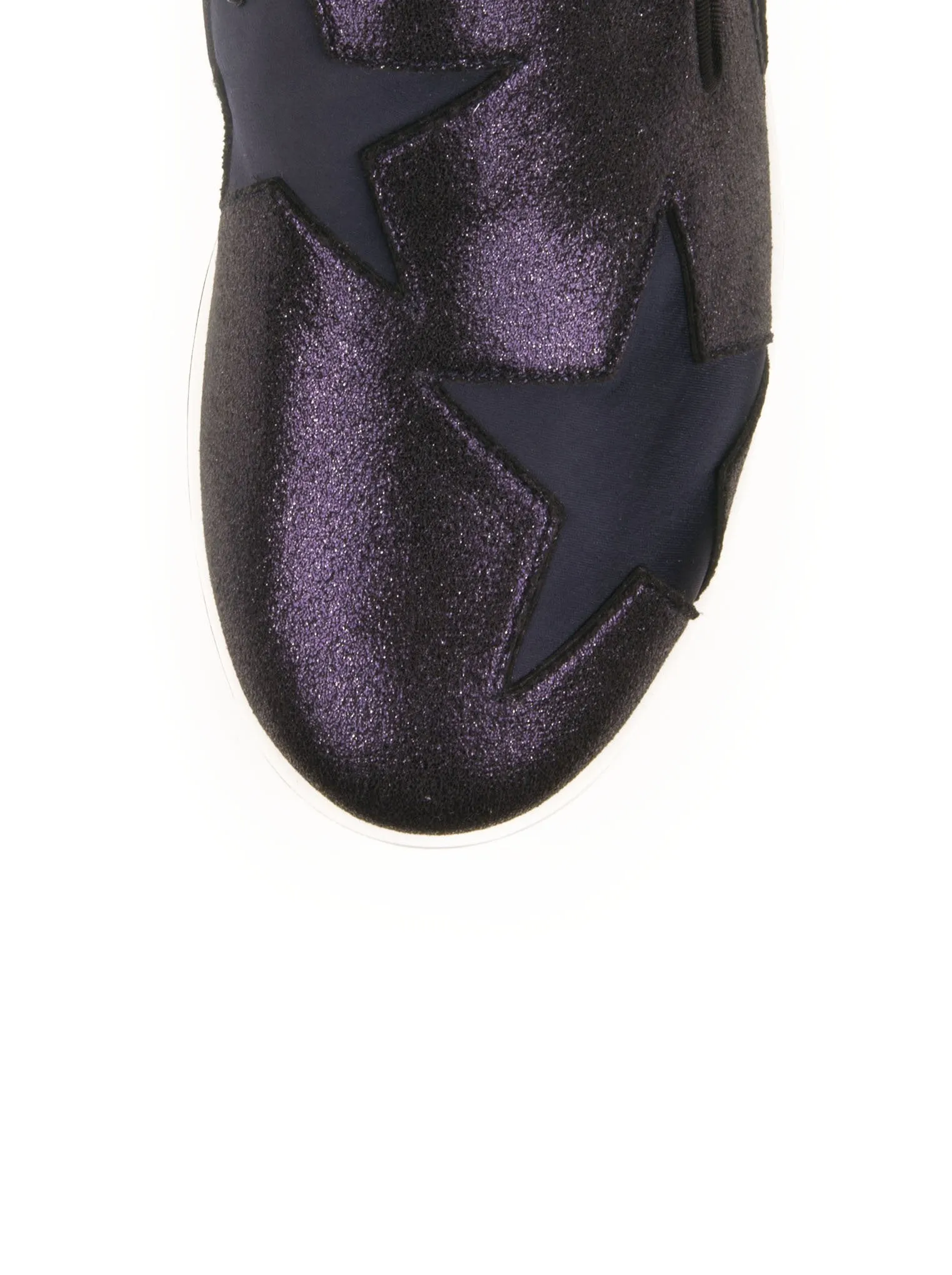 Binx Star Glitter Platform Loafer - Navy Blue