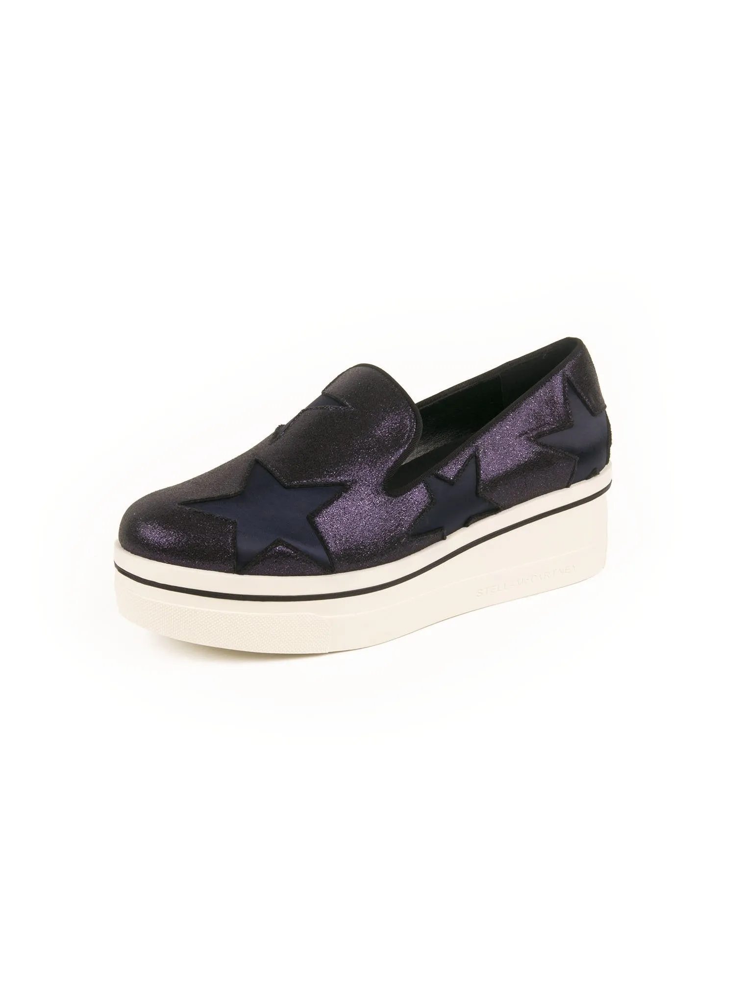 Binx Star Glitter Platform Loafer - Navy Blue