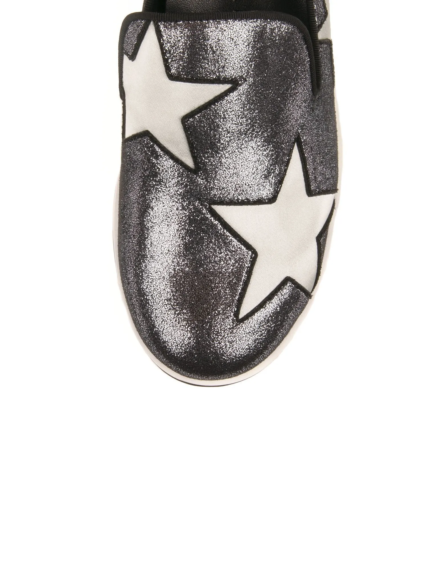 Binx Star Glitter Platform Loafer - Silver / Gray