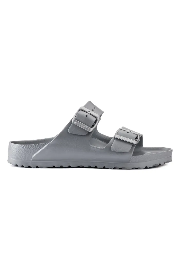 Birkenstock Arizona Essentials EVA Narrow Width in Metallic Silver