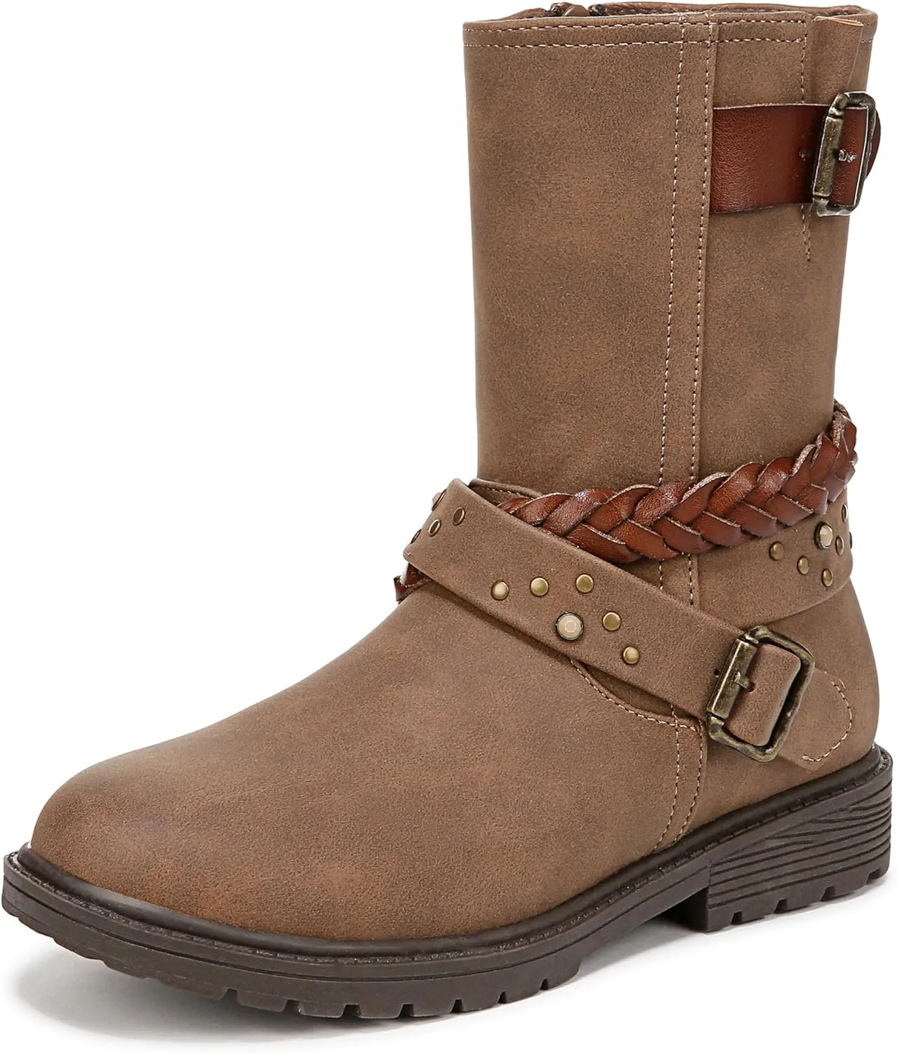 Blowfish Malibu Girl's Riverside Kids Side Zip Combat Boot