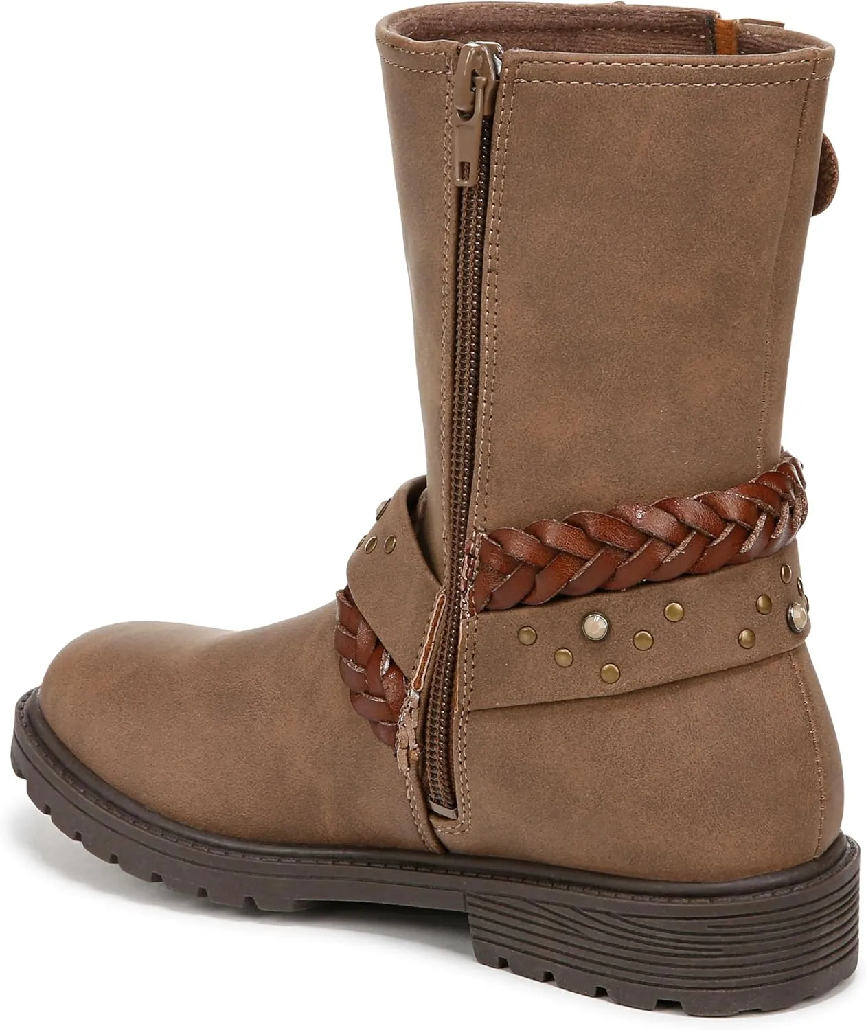 Blowfish Malibu Girl's Riverside Kids Side Zip Combat Boot