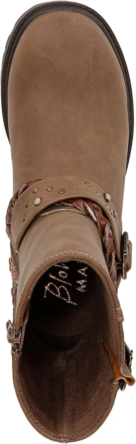 Blowfish Malibu Girl's Riverside Kids Side Zip Combat Boot