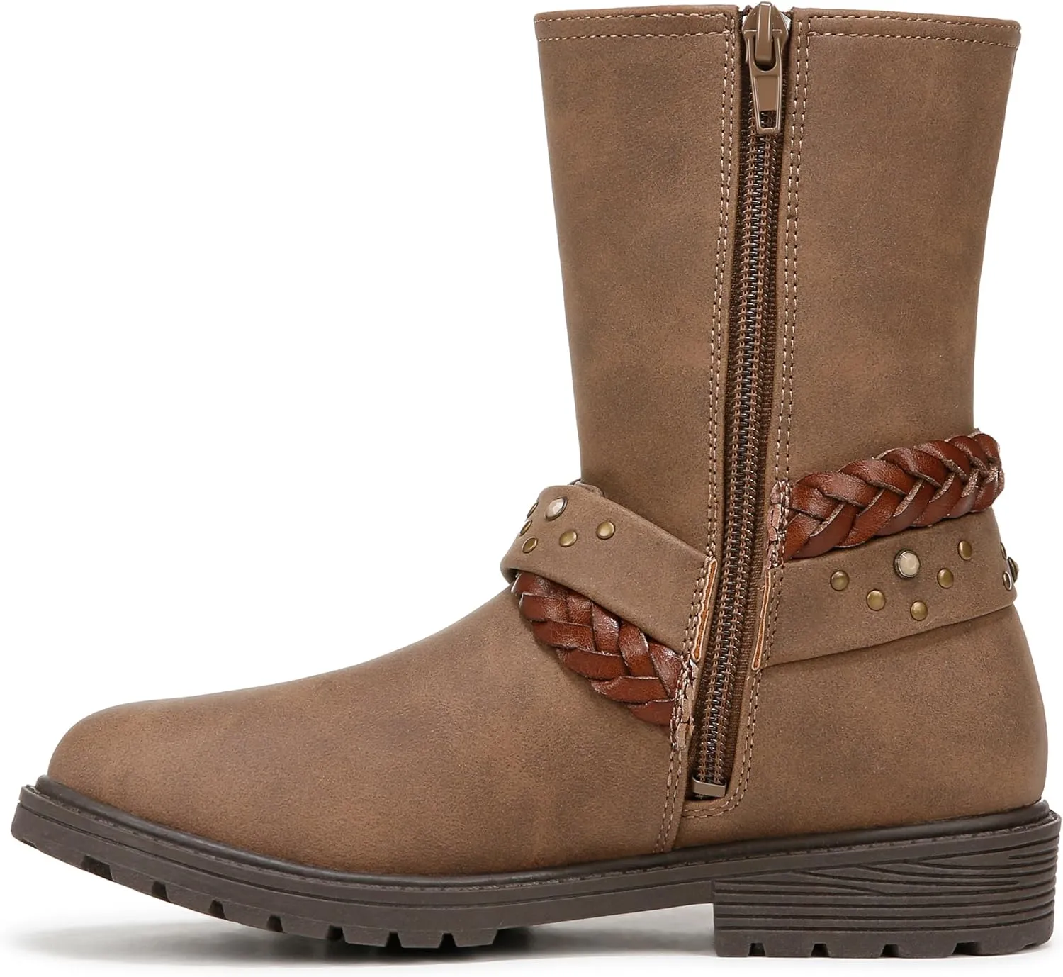 Blowfish Malibu Girl's Riverside Kids Side Zip Combat Boot