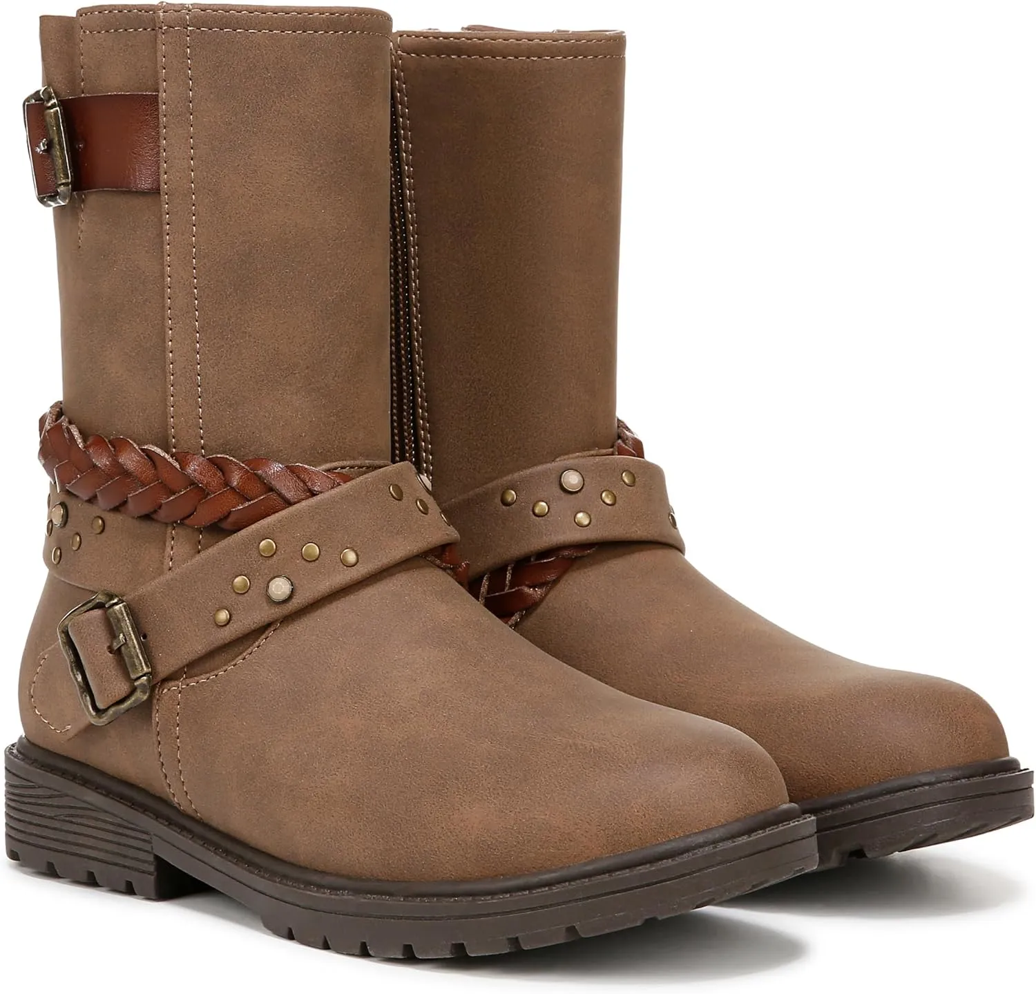 Blowfish Malibu Girl's Riverside Kids Side Zip Combat Boot