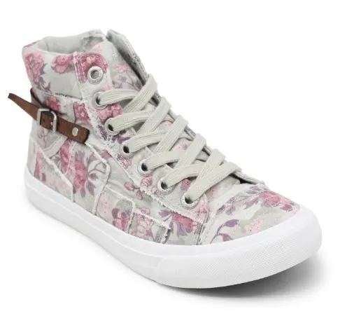 Blowfish Olive Garden Camo/Whiskey Cecilia Memphis High Top Sneaker ZS-0814
