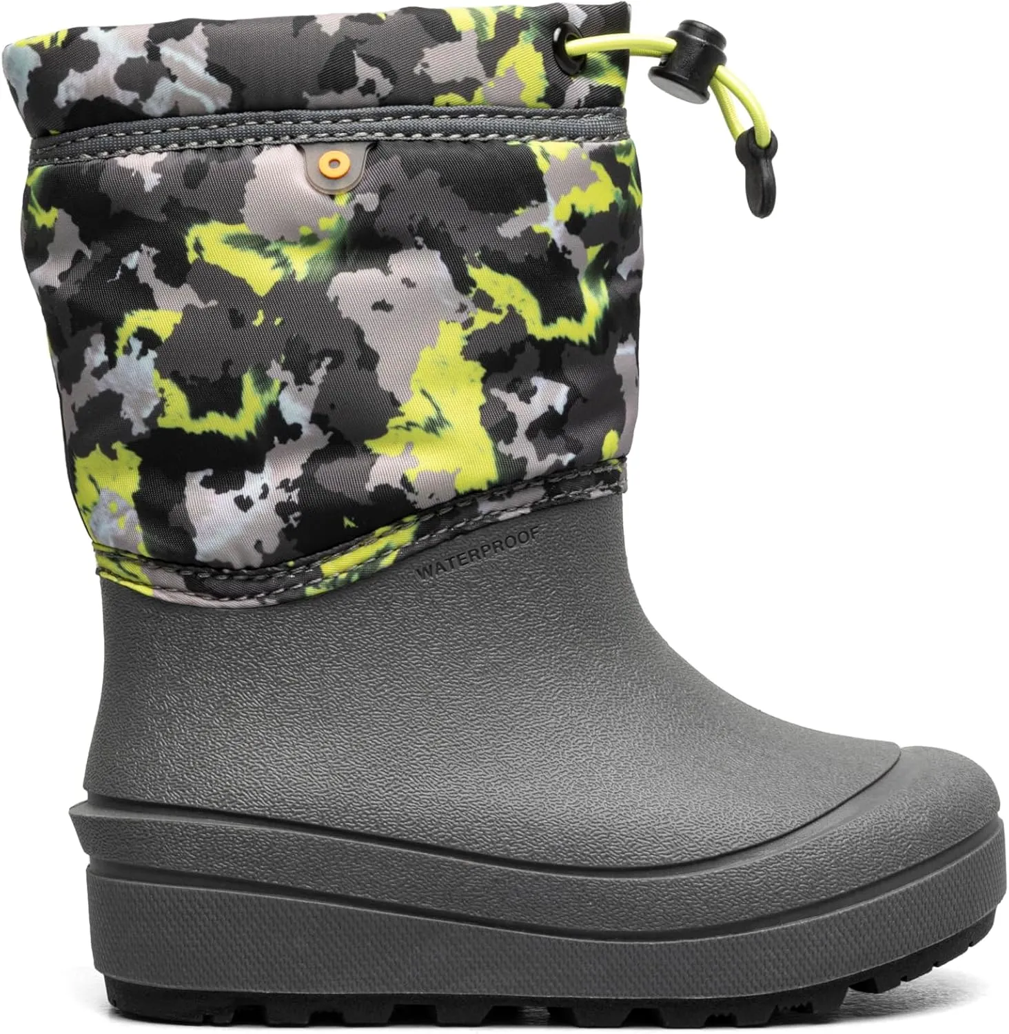 BOGS Unisex-Child Snow Shell Boots-Camo Texture (Toddler/Little Big Kid)