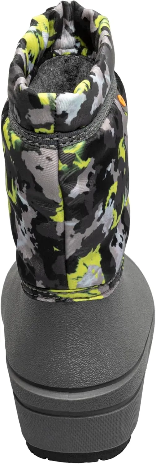 BOGS Unisex-Child Snow Shell Boots-Camo Texture (Toddler/Little Big Kid)