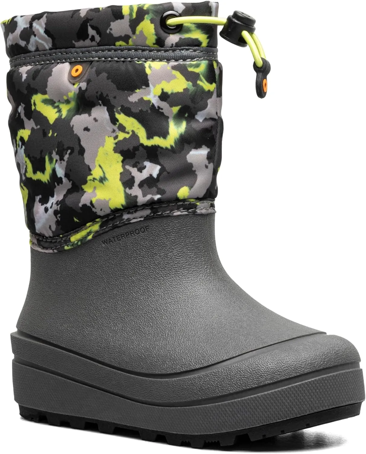 BOGS Unisex-Child Snow Shell Boots-Camo Texture (Toddler/Little Big Kid)