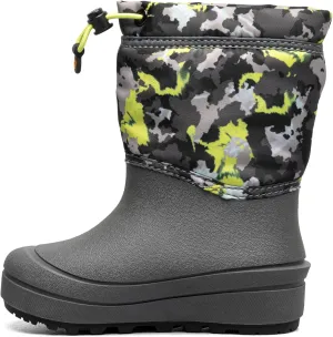 BOGS Unisex-Child Snow Shell Boots-Camo Texture (Toddler/Little Big Kid)