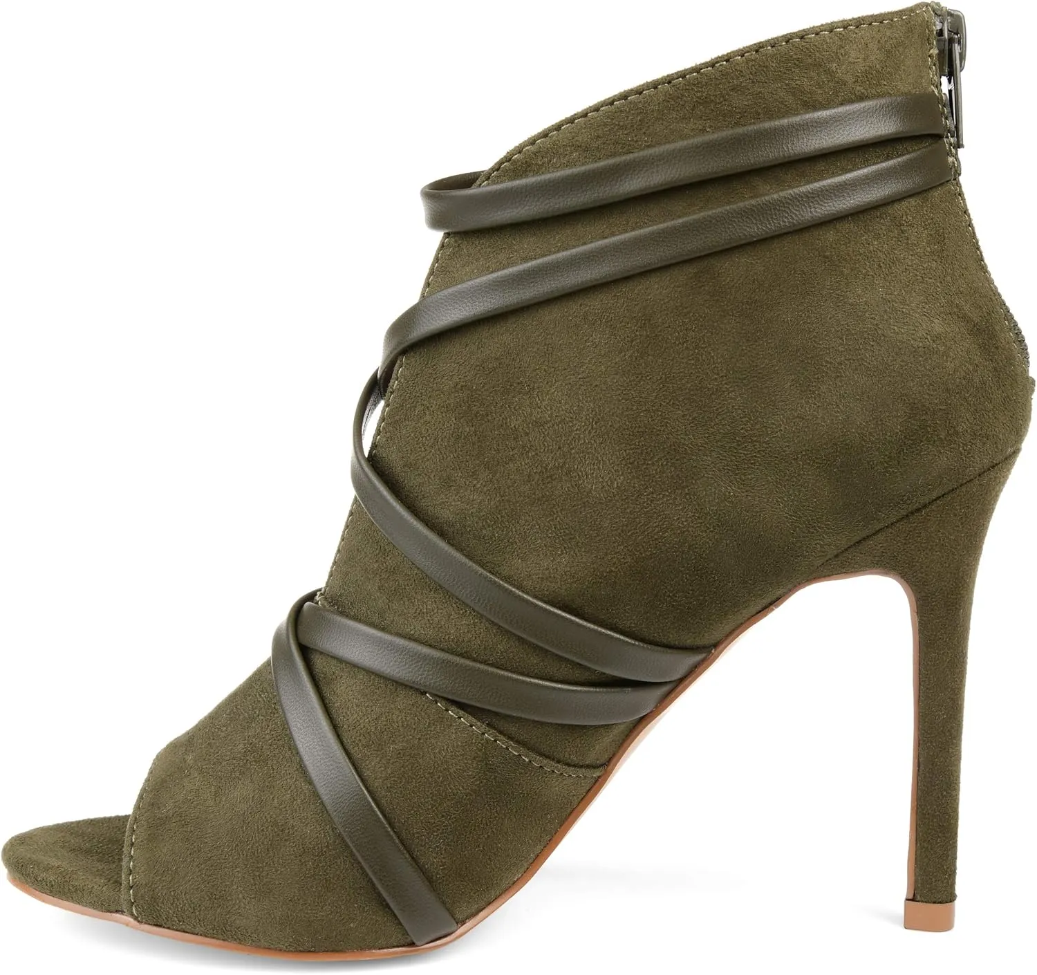 Brinley Co. Womens Center Cutout Bootie