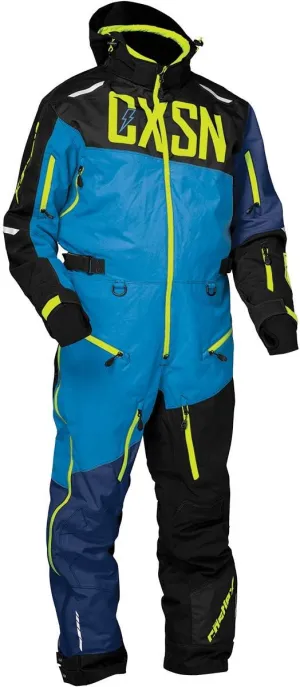 Castle X Men's Freedom G3 Monosuit (Process Blue/Navy/Hi-Vis - Medium)