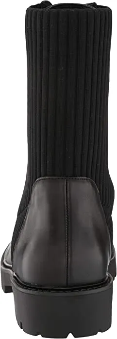 Charles David Women's Lace up Fashion Boot, Black, 7