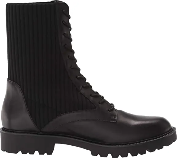 Charles David Women's Lace up Fashion Boot, Black, 7