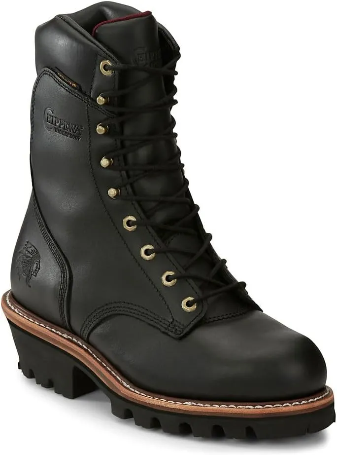 Chippewa Super DNA 9" Waterproof Insulated Steel Toe Logger Work Boot