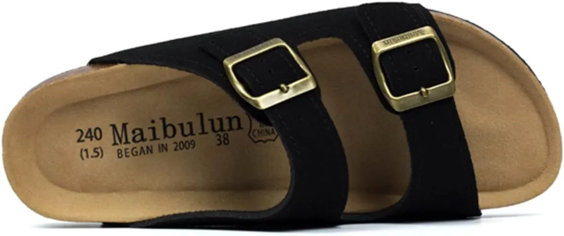 Ciuyurra Women Fashion Cork Sandals low-heel