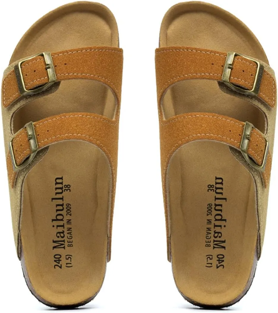 Ciuyurra Women Fashion Cork Sandals low-heel
