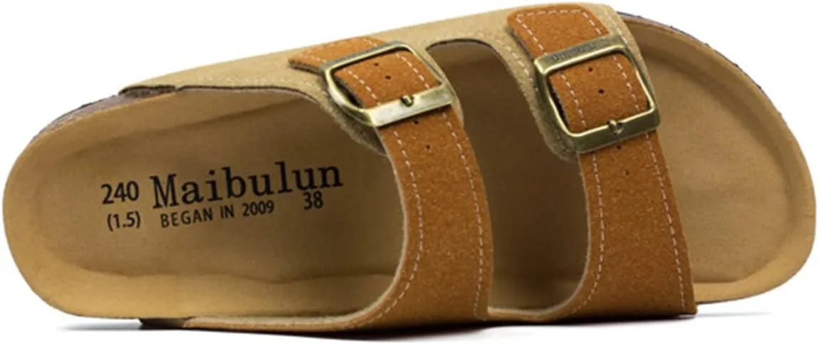 Ciuyurra Women Fashion Cork Sandals low-heel
