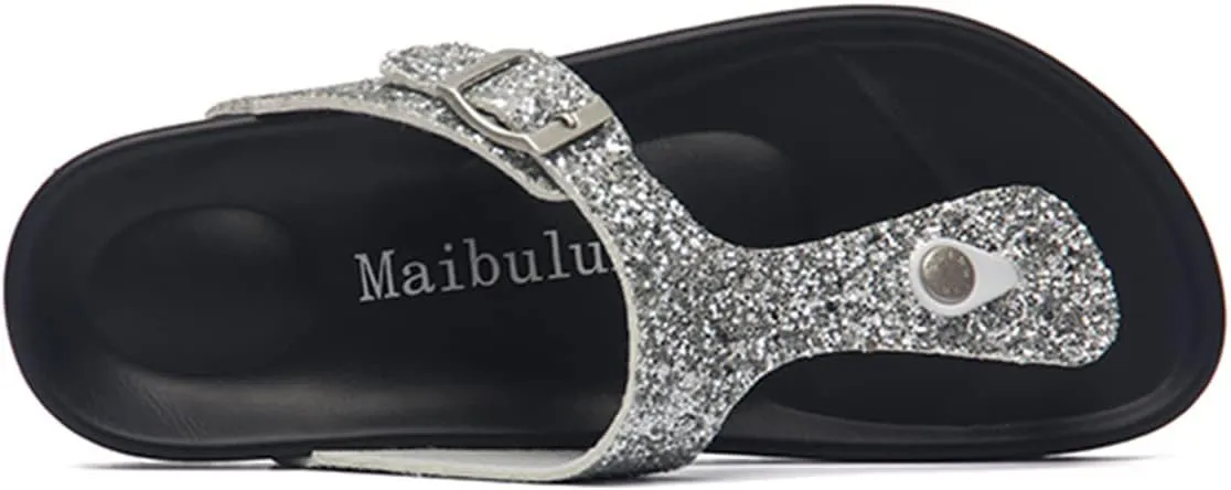 Ciuyurra Women Fashion Thongs Sandals low-heel