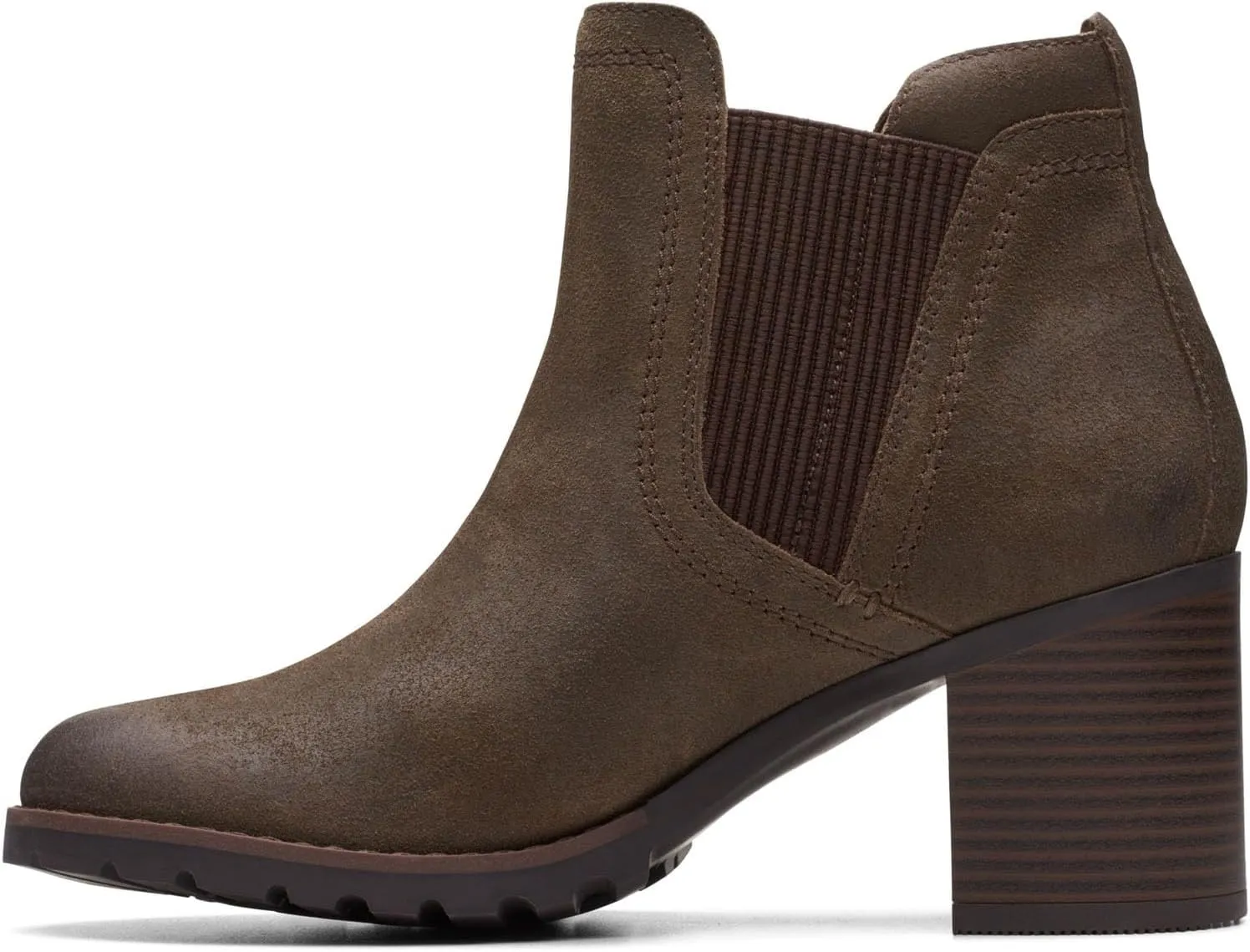 Clarks Unisex Leda Up Sneaker, Dark Olive, 0 US Women
