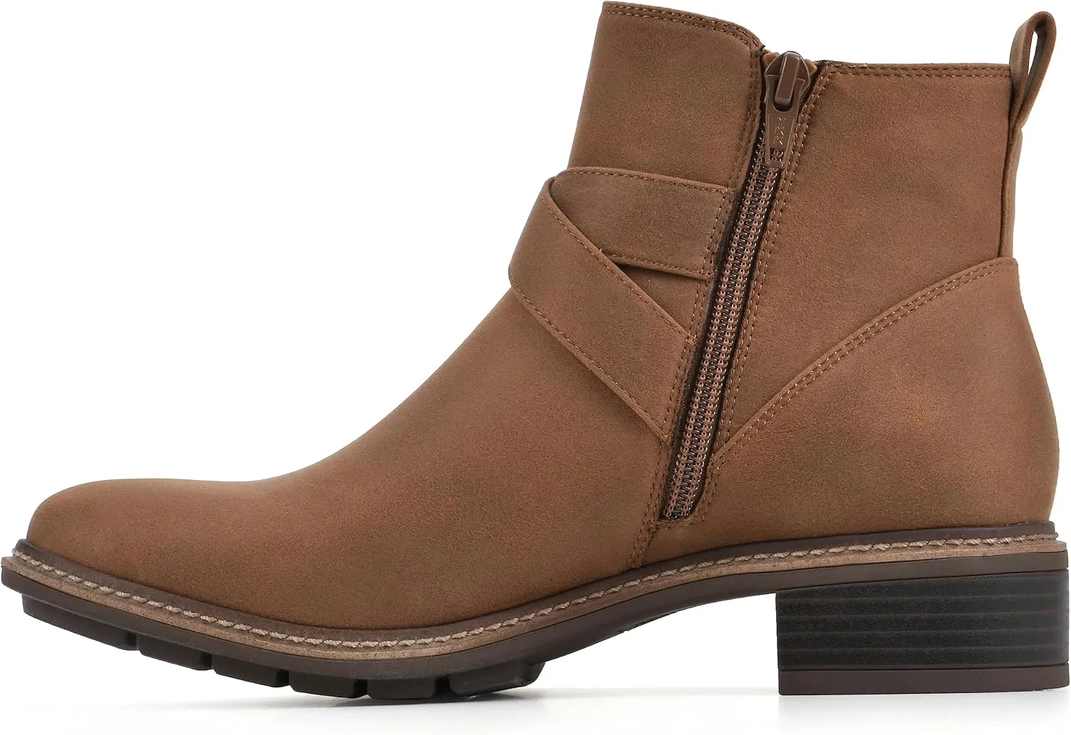 CLIFFS BY WHITE MOUNTAIN Women's Shoes Elie Stacked Heel Ankle Bootie