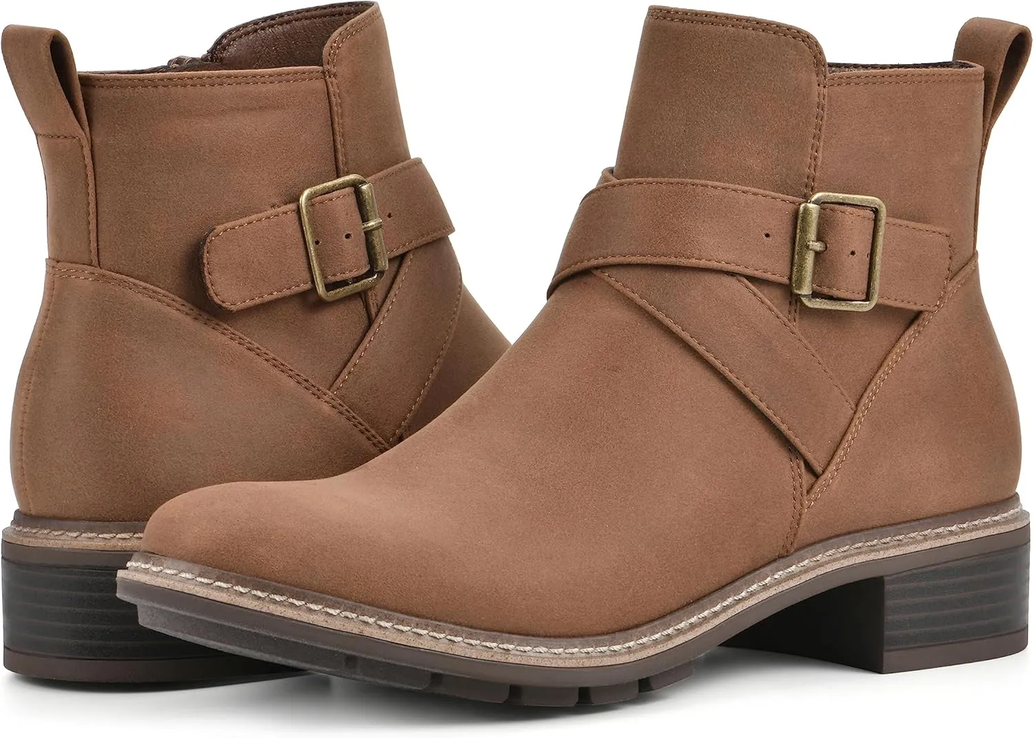 CLIFFS BY WHITE MOUNTAIN Women's Shoes Elie Stacked Heel Ankle Bootie