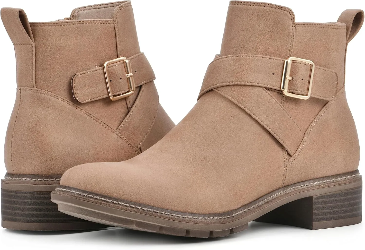 CLIFFS BY WHITE MOUNTAIN Women's Shoes Elie Stacked Heel Ankle Bootie