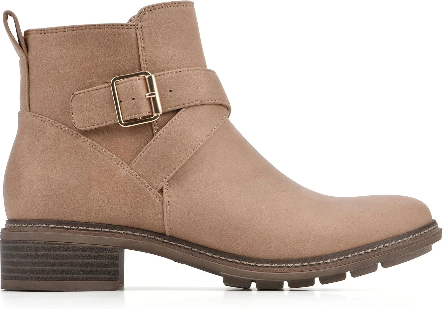 CLIFFS BY WHITE MOUNTAIN Women's Shoes Elie Stacked Heel Ankle Bootie