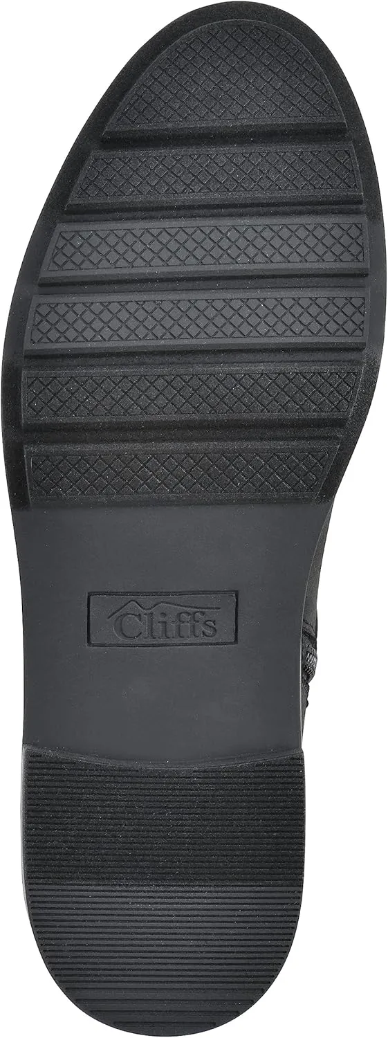 CLIFFS BY WHITE MOUNTAIN Women's Shoes Elie Stacked Heel Ankle Bootie
