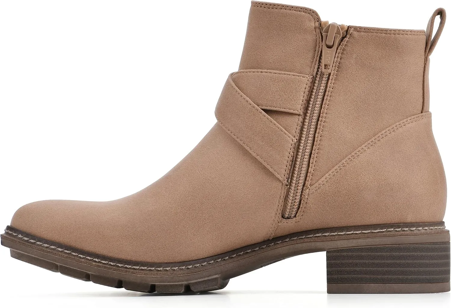 CLIFFS BY WHITE MOUNTAIN Women's Shoes Elie Stacked Heel Ankle Bootie