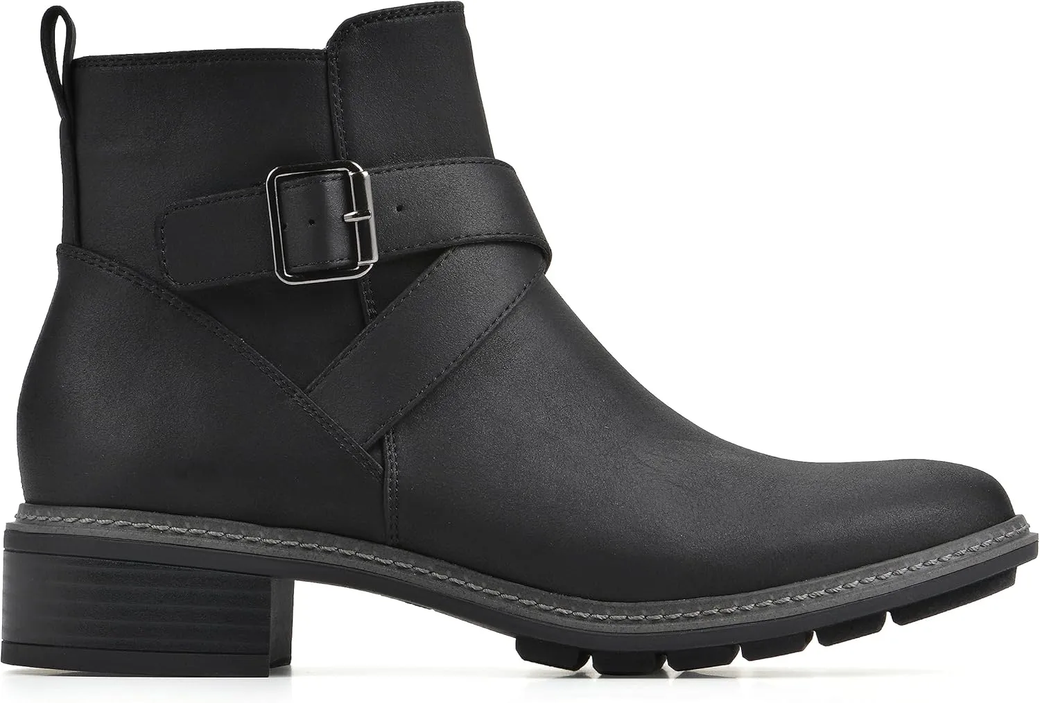 CLIFFS BY WHITE MOUNTAIN Women's Shoes Elie Stacked Heel Ankle Bootie