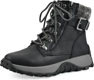CLIFFS BY WHITE MOUNTAIN Women's Tracking Cushioned Lace-Up City Hiker Sneaker Boot