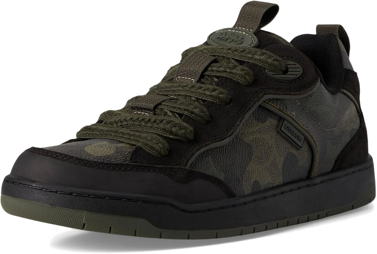 COACH Men's C203 Sneaker in Signature Camo Print Uniform Dress Shoe