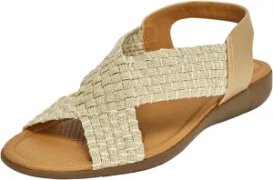 Comfortview Women's Wide Width The Celestia Sling Sandal