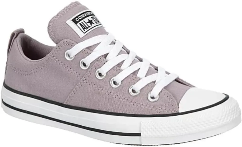 Converse Unisex Chuck Taylor All Star Madison Ox Low Canvas Sneaker - Lace up Closure Style - Stardust Lilac/White/Black 11
